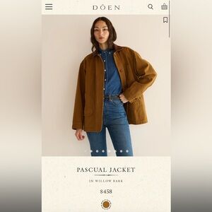 ISO- Pascual Jacket in Willow Bark XS